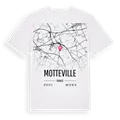 Motteville karta t-shirt