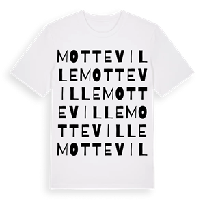 Motteville ordlek t-shirt – ekologisk bomull t-shirt från Pinshirt