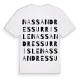 Nassandres sur Risle ordlek t-shirt
