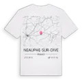 Neauphe-sur-Dive karta t-shirt