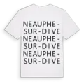 Neauphe-sur-Dive ordlek t-shirt