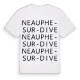 Neauphe-sur-Dive ordlek t-shirt