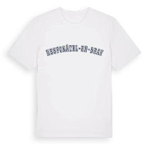 Neufchâtel-en-Bray college t-shirt – ekologisk bomull t-shirt från Pinshirt