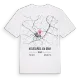 Neufchâtel-en-Bray karta t-shirt