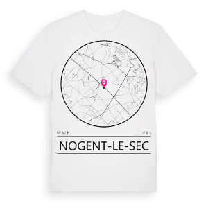 Nogent-le-Sec t-shirt – ekologisk bomull t-shirt från Pinshirt