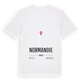 Normandie karta t-shirt