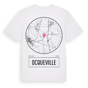 Ocqueville t-shirt – ekologisk bomull t-shirt från Pinshirt