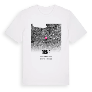 Orne karta t-shirt – ekologisk bomull t-shirt från Pinshirt