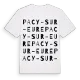 Pacy-sur-Eure ordlek t-shirt