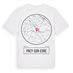 Pacy-sur-Eure t-shirt – ekologisk bomull t-shirt från Pinshirt