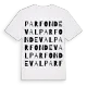 Parfondeval ordlek t-shirt