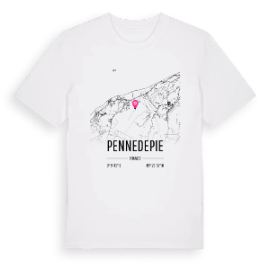 Pennedepie karta t-shirt – ekologisk bomull t-shirt från Pinshirt