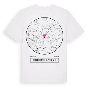 Pierrefitte-en-Cinglais t-shirt – ekologisk bomull t-shirt från Pinshirt