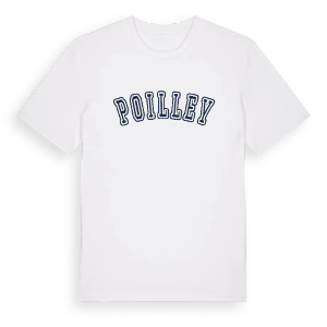 Poilley college t-shirt – ekologisk bomull t-shirt från Pinshirt