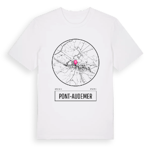 Pont-Audemer t-shirt – ekologisk bomull t-shirt från Pinshirt