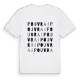 Pouvrai ordlek t-shirt