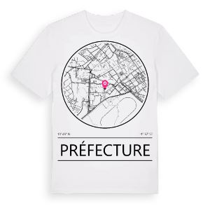 Préfecture t-shirt – ekologisk bomull t-shirt från Pinshirt