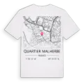 Quartier Malherbe karta t-shirt