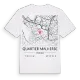 Quartier Malherbe karta t-shirt