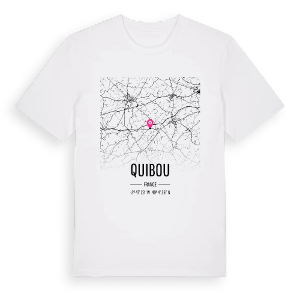 Quibou karta t-shirt – ekologisk bomull t-shirt från Pinshirt
