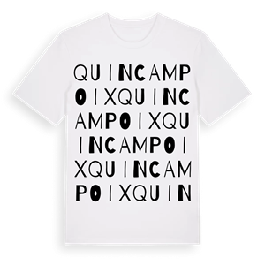 Quincampoix ordlek t-shirt – ekologisk bomull t-shirt från Pinshirt