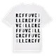 Reffuveille ordlek t-shirt