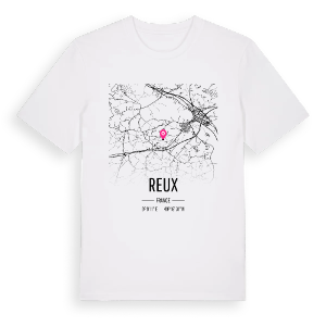 Reux karta t-shirt – ekologisk bomull t-shirt från Pinshirt