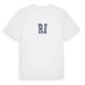 Ri college t-shirt – ekologisk bomull t-shirt från Pinshirt