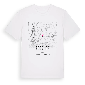 Rocques karta t-shirt – ekologisk bomull t-shirt från Pinshirt