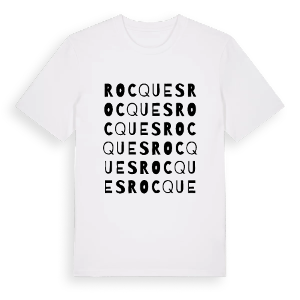Rocques ordlek t-shirt – ekologisk bomull t-shirt från Pinshirt