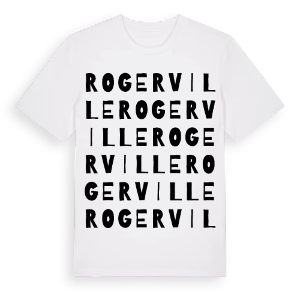 Rogerville ordlek t-shirt – ekologisk bomull t-shirt från Pinshirt