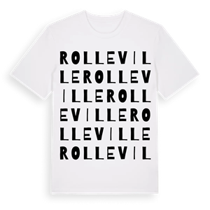 Rolleville ordlek t-shirt – ekologisk bomull t-shirt från Pinshirt