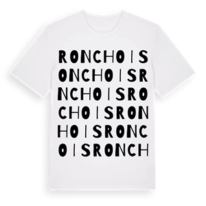 Ronchois ordlek t-shirt – ekologisk bomull t-shirt från Pinshirt