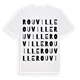 Rouville ordlek t-shirt