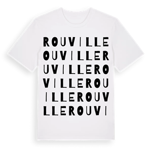 Rouville ordlek t-shirt – ekologisk bomull t-shirt från Pinshirt