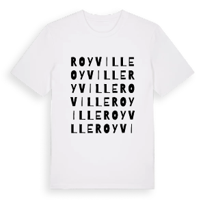 Royville ordlek t-shirt – ekologisk bomull t-shirt från Pinshirt