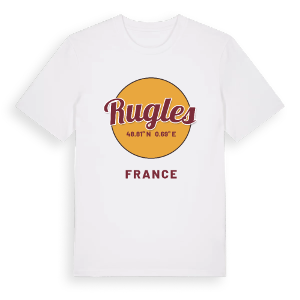 Rugles cirkel t-shirt – ekologisk bomull t-shirt från Pinshirt