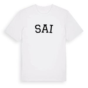 Sai böjd t-shirt – ekologisk bomull t-shirt från Pinshirt