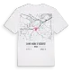 Saint-André-d'Hébertot karta t-shirt