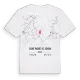 Saint-André-de-Bohon karta t-shirt
