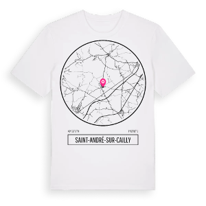 Saint-André-sur-Cailly t-shirt – ekologisk bomull t-shirt från Pinshirt