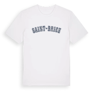 Saint-Brice college t-shirt – ekologisk bomull t-shirt från Pinshirt