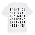 Saint-Clair-sur-les-Monts ordlek t-shirt