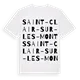 Saint-Clair-sur-les-Monts ordlek t-shirt