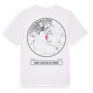 Saint-Clair-sur-les-Monts t-shirt – ekologisk bomull t-shirt från Pinshirt