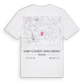 Saint-Clément-Rancoudray karta t-shirt