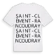 Saint-Clément-Rancoudray ordlek t-shirt