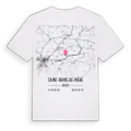 Saint-Denis-de-Méré karta t-shirt