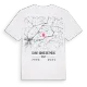 Saint-Denis-de-Méré karta t-shirt