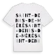 Saint-Denis-de-Méré ordlek t-shirt